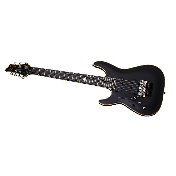 Schecter Guitar Research C-7 FR ATX Left-Handed 7-String Electric Guitar Satin Aged Black