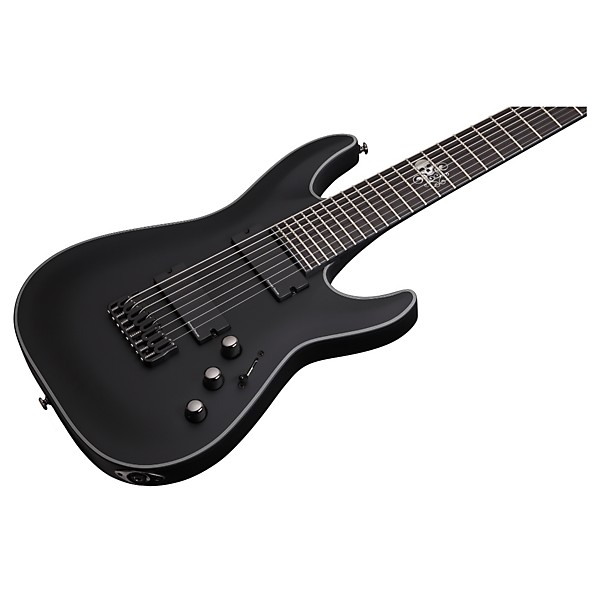 Open Box Schecter Guitar Research Blackjack SLS C-8 EX Active Electric Guitar Level 2 Satin Black 190839283993