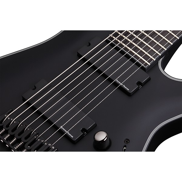 Open Box Schecter Guitar Research Blackjack SLS C-8 EX Active Electric Guitar Level 2 Satin Black 190839283993