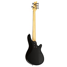 Schecter Guitar Research Omen-5 Bass Left-Handed Electric Guitar Black