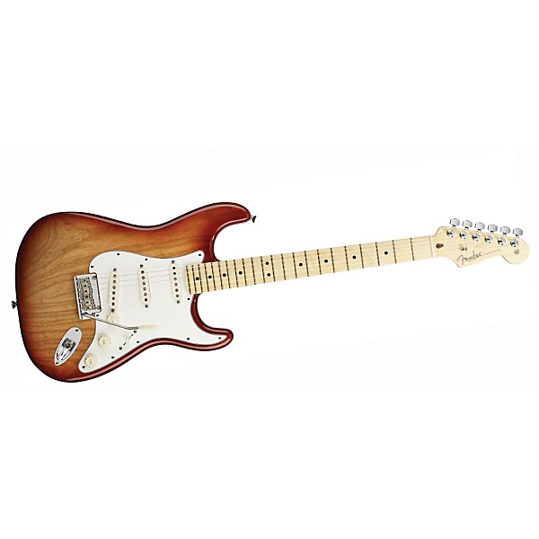 Fender American Standard Stratocaster Electric Guitar with Maple Fingerboard Sienna Sunburst Maple Fingerboard