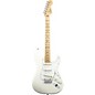 Fender American Standard Stratocaster Electric Guitar with Maple Fingerboard Olympic White Maple Fingerboard
