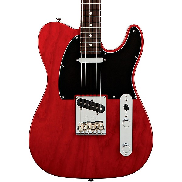 Open Box Fender American Standard Telecaster Electric Guitar with Rosewood Fingerboard Level 1 Transparent Crimson Red Ros...
