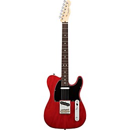 Open Box Fender American Standard Telecaster Electric Guitar with Rosewood Fingerboard Level 1 Transparent Crimson Red Rosewood Fingerboard