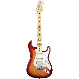 Fender American Standard Stratocaster HSS Electric Guitar with Maple Fretboard Sienna Sunburst Maple Fingerboard