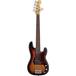 Fender American Standard Precision Bass V 3-Color Sunburst Rosewood Fingerboard
