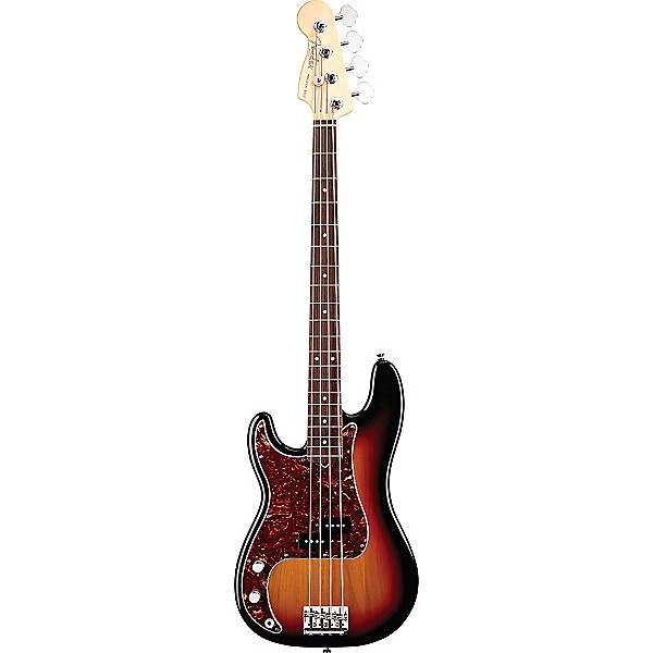 Open Box Fender American Standard Precision Bass Left-Handed Level 1 3-Color Sunburst Rosewood Fingerboard