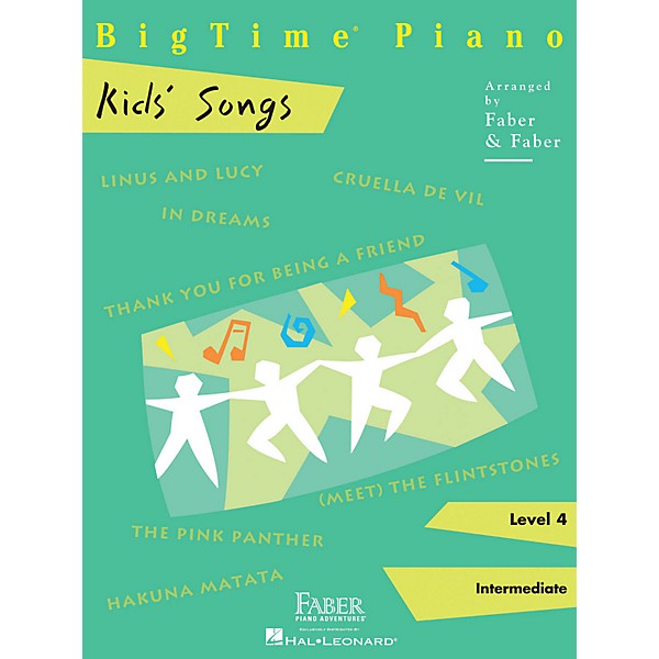 Faber Piano Adventures BigTime Piano Kids' Songs Faber Piano Adventures Series
