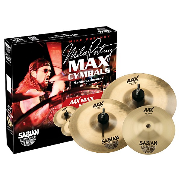 Open Box SABIAN AAX Max Splash Cymbal Set Level 2 7 in., 9 in., 11 in. 888366037935
