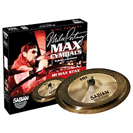 SABIAN HH Low Max Stax Cymbal Pack Brilliant Finish 12 in. Kang, 14 in. Crash Brilliant