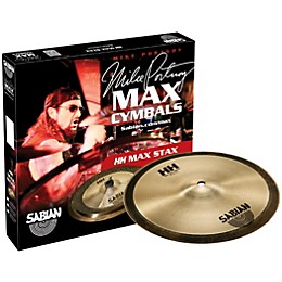 Open Box SABIAN HH Mid Max Stax Cymbal Pack Level 1 10 in. Kang, 10 in. Crash