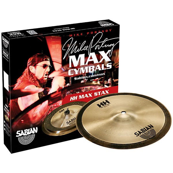 Open Box SABIAN HH Mid Max Stax Cymbal Pack Level 1 10 in. Kang, 10 in. Crash