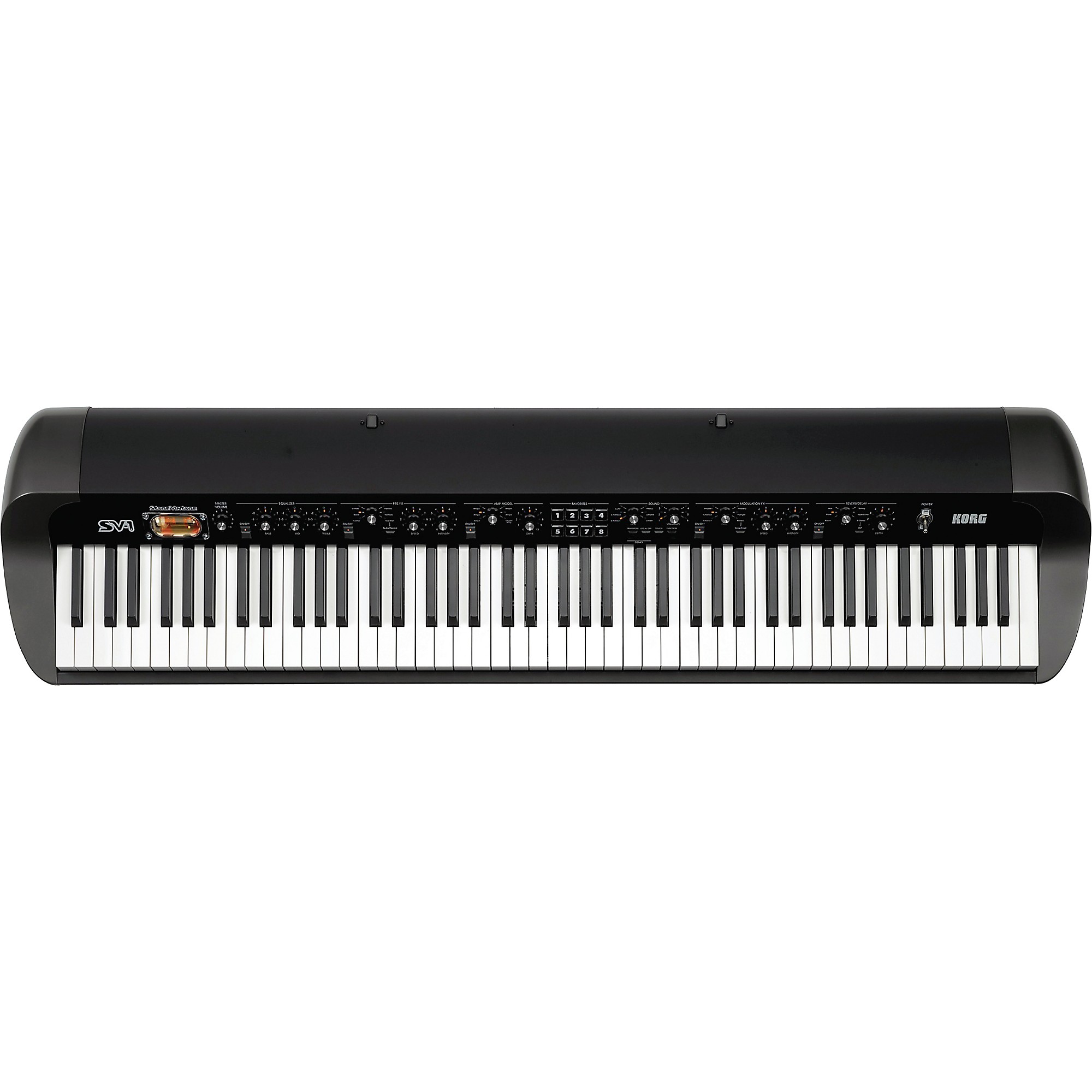 Open Box KORG SV-1 88-Key Stage Vintage Piano Black 888365493640