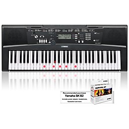 Open Box Yamaha EZ-220 61-Key Lighted Key Portable Keyboard Level 2  888365525808