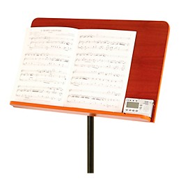 Open Box On-Stage Conductor Stand with Wide Wooden Bookplate Level 1
