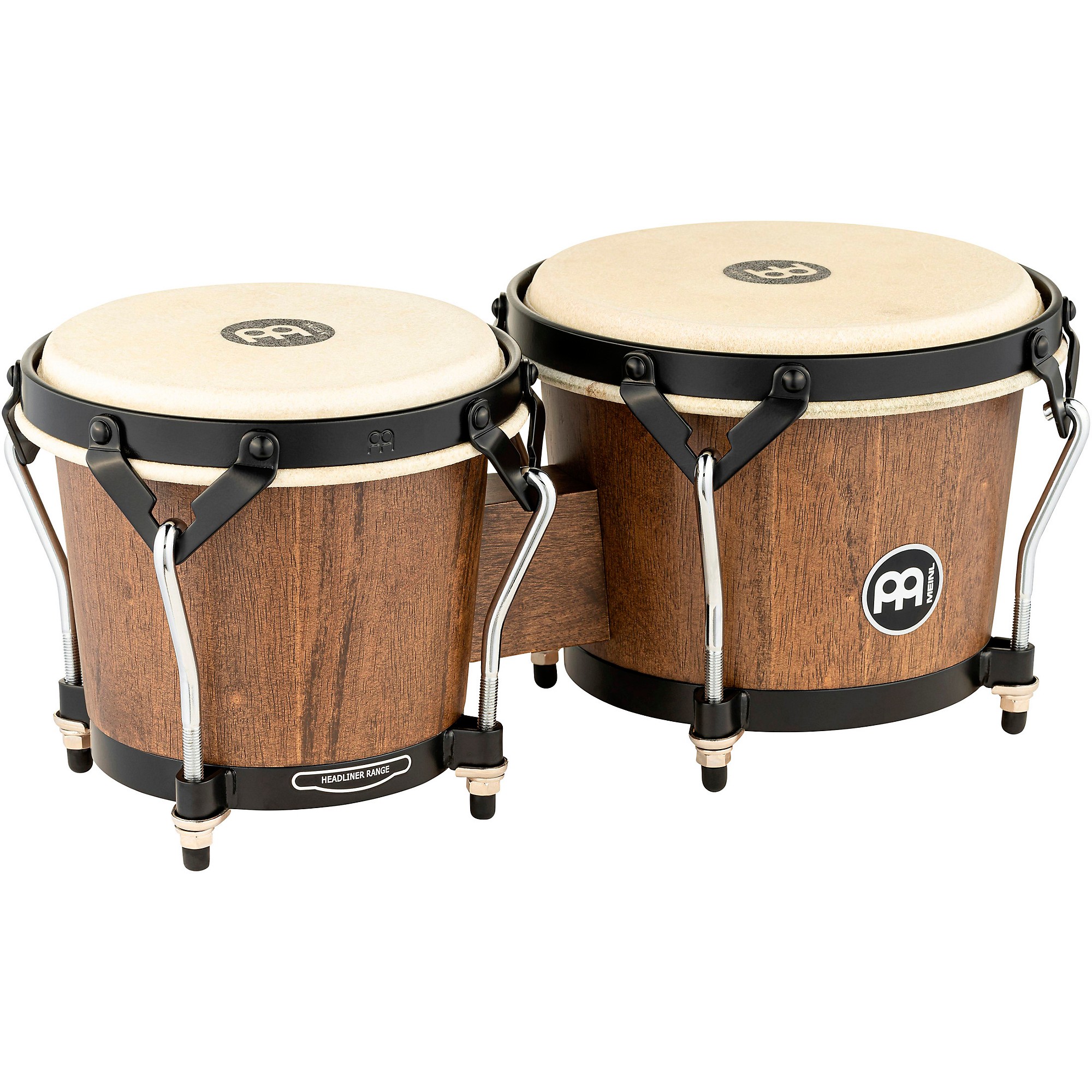 MEINL Headliner Traditional Designer Series Wood Bongos Walnut