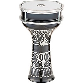 MEINL Aluminum Darbuka Hand Engraved Aluminum 8 in. x 14... MEINL Aluminum Darbuka Hand-Engraved Aluminum 6.5 in. x 12.75 in.