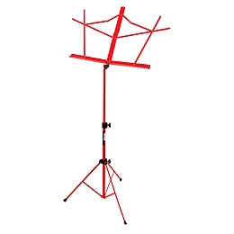 On-Stage Compact Sheet Music Stand Red