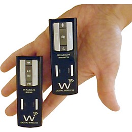 Wi Digital AudioLink Pocket Portable Stereo Digital Wireless Music Instruments & Audio Monitoring System
