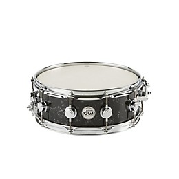 DW Collector's Series FinishPly Snare Drum Black Velvet with Chrome Hardware 14x5