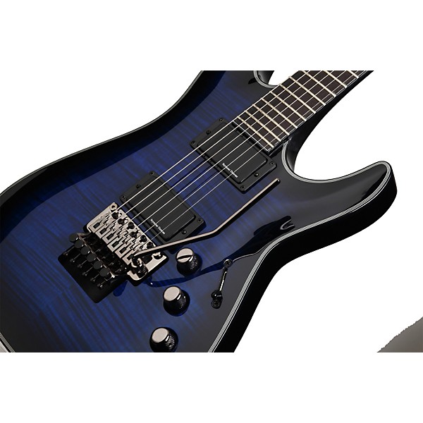 Open Box Schecter Guitar Research Blackjack SLS C-1 FR Active Electric Guitar Level 1 See-Thru Blue Burst
