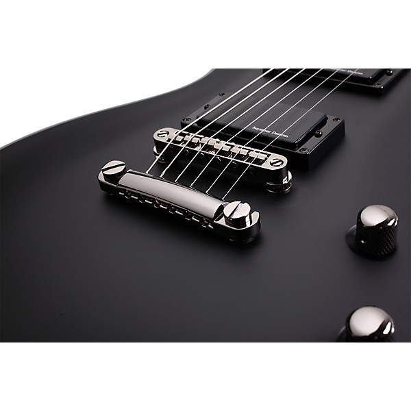 ギター Schecter BlackJack SLS Schecter Blackjack SLS C-1 FR - Satin Black, Active | Sweetwater