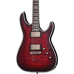 Schecter Guitar Research Hellraiser C-1 Extreme Electric Guitar Satin Crimson Red Burst Ebony Fingerboard