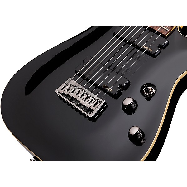 Schecter Guitar Research OMEN-8  Electric Guitar Black