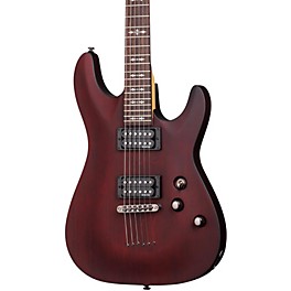 Schecter Guitar Research OMEN-6 Electric Guitar Black Schecter Guitar Research OMEN-6 Electric Guitar Satin Walnut