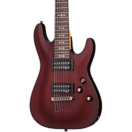 Schecter Guitar Research OMEN-7 Electric Guitar Black Schecter Guitar Research OMEN-7 Electric Guitar Satin Walnut