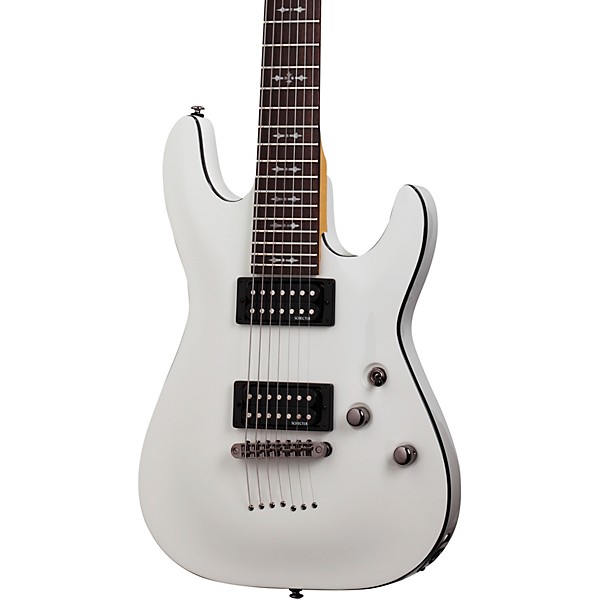 Schecter Guitar Research OMEN-7 Electric Guitar Vintage White