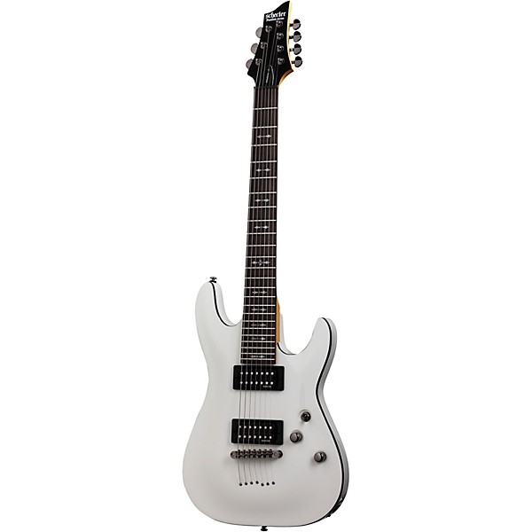 Schecter Guitar Research OMEN-7 Electric Guitar Vintage White
