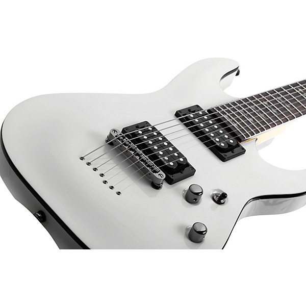 Schecter Guitar Research OMEN-7 Electric Guitar Vintage White