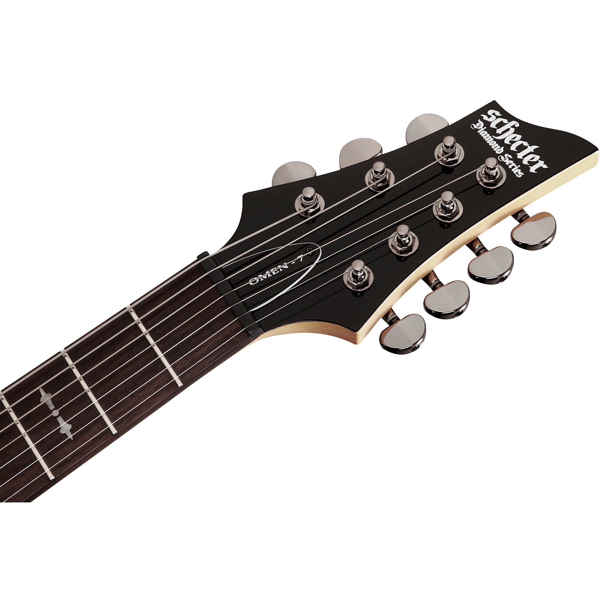Schecter Guitar Research OMEN-7 Electric Guitar Vintage White