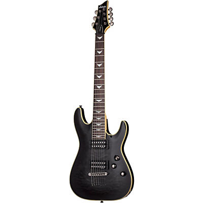 Schecter Guitar Research Omen Extreme-7 Electric Guitar See-Thru Black for sale