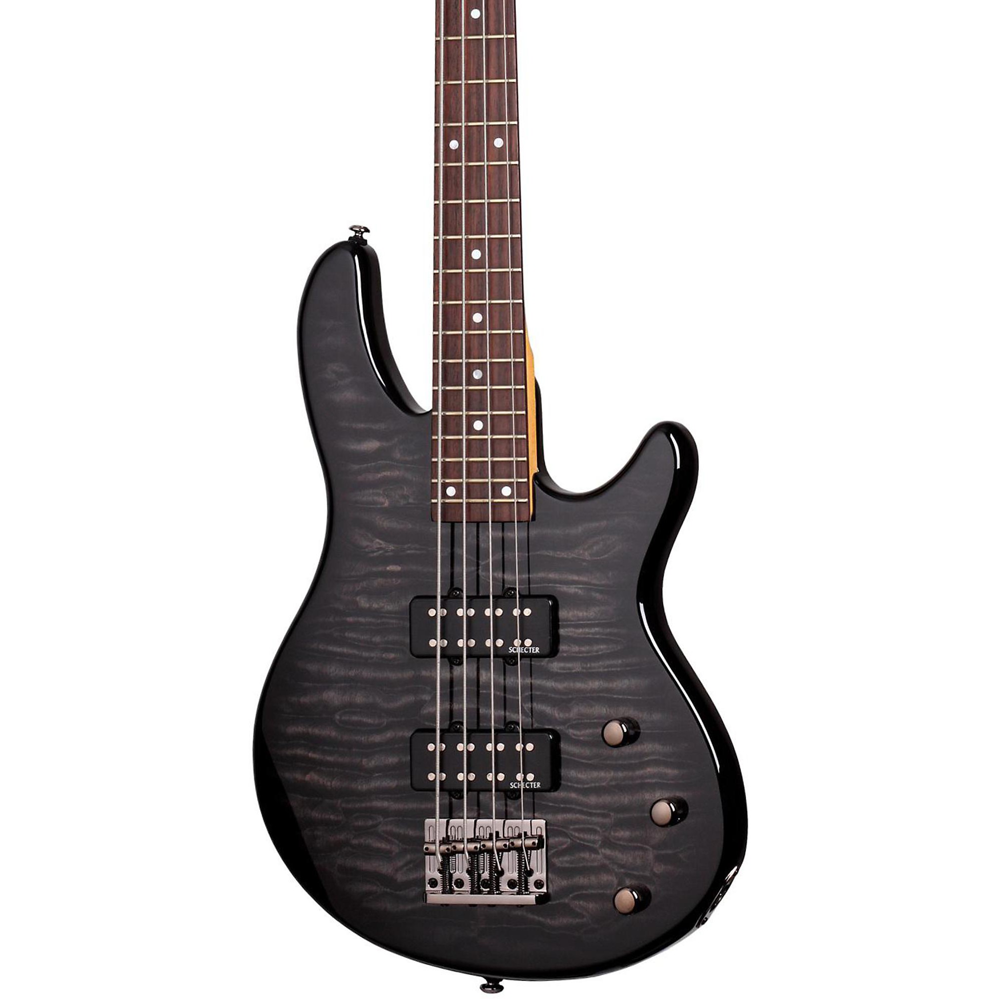 2024年のクリスマス Schecter Guitar Research See-Thru Black | Guitar Center ベース