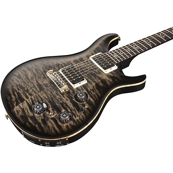 PRS P22 Pattern Regular Neck Quilt 10-Top with Hybrid Hardware Electric Guitar Charcoal Burst