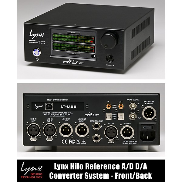 Open Box Lynx Hilo AD/DA Converter with USB (Silver) Level 1