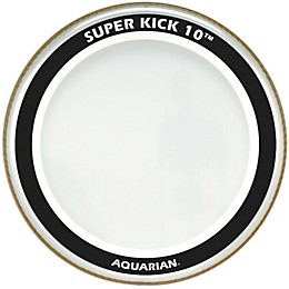 Aquarian Super-Kick 10 Bass Drumhead Clear 24 in.