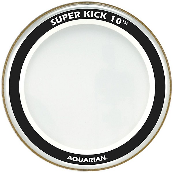 Aquarian Super-Kick 10 Bass Drumhead Clear 24 in.