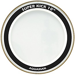 Aquarian Super Kick 10 Bass Drum Head Clear 26 in.