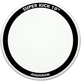 Aquarian Super-Kick 10 Bass Drum Head White Coated 26 in. Aquarian Super-Kick 10 Bass Drum Head White Coated 22 in.