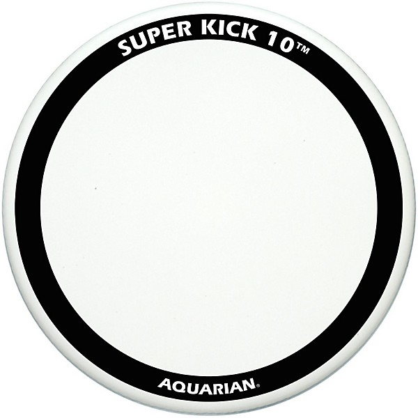 Aquarian Super-Kick 10 Bass Drum Head White Coated 20 in.