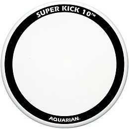 Aquarian Super-Kick 10 Bass Drum Head White Coated 24 in.