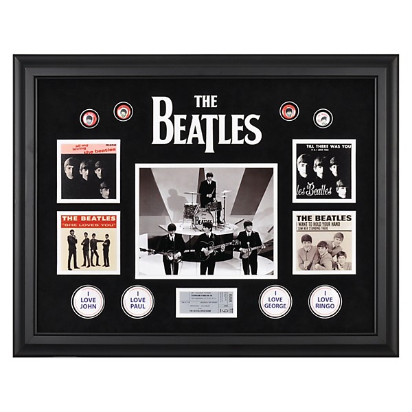 Mounted Memories The Beatles "On The Ed Sullivan Show" Framed Presentation