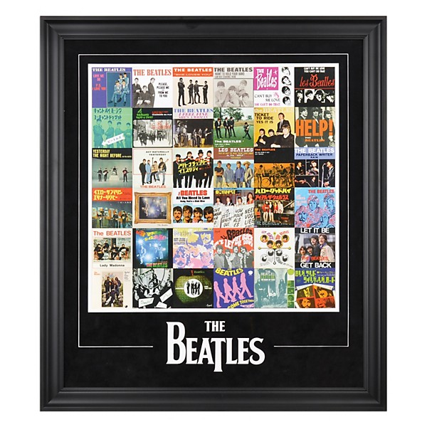 Mounted Memories The Beatles "Singles Around The World" Framed Presentation