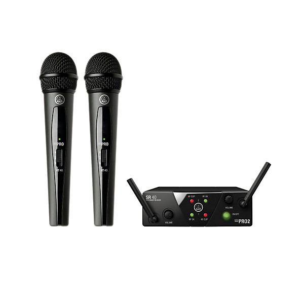 Open Box AKG WMS 40 Mini2 Vocal Wireless Microphone Set Level 2 Regular 888366072363