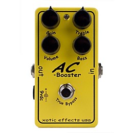 Open Box Xotic AC Booster Overdrive Guitar Effects Pedal Level 1