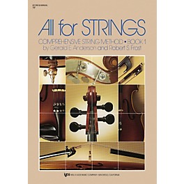 KJOS All For Strings Book 1 Score
