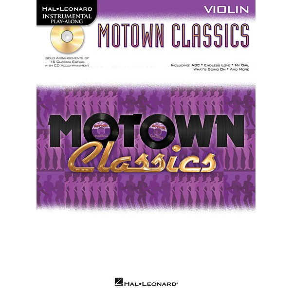 Hal Leonard Motown Classics - Instrumental Play-Along Book/Digital Download Violin